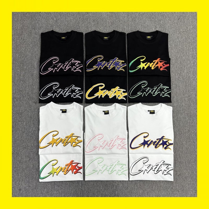 Corteiz Alcatraz Basic Series Short-Sleeved Phantom Letter Logo Printed T-Shirt Couple Wear Trend - Image 3