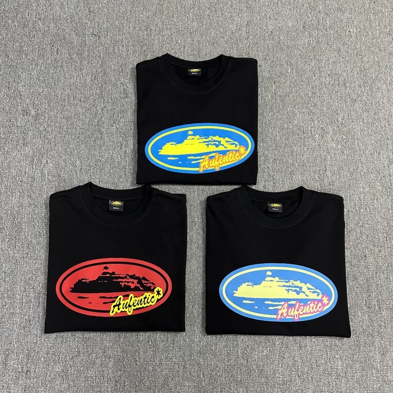 Corteiz Alcatraz Basic Series Short-Sleeved Phantom Letter Logo Printed T-Shirt Couple Wear Trend - Image 5