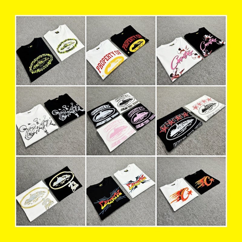 Corteiz Alcatraz Basic Series Short-Sleeved Phantom Letter Logo Printed T-Shirt Couple Wear Trend - Image 2