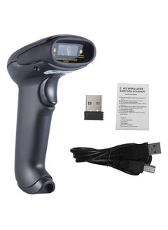 Generic ماسح ضوئي محمول 2.4G لاسلكي لرموز الباركود مع كابل USB2.0 لمتجر السوبر ماركت والمكتبة وشركة الشحن ومتجر التجزئة والمخزن  - Image 4