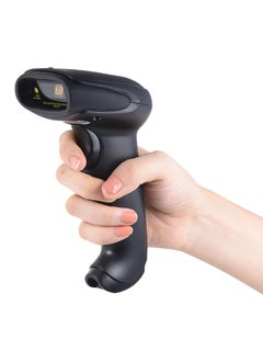 Generic ماسح ضوئي محمول 2.4G لاسلكي لرموز الباركود مع كابل USB2.0 لمتجر السوبر ماركت والمكتبة وشركة الشحن ومتجر التجزئة والمخزن  - Image 3