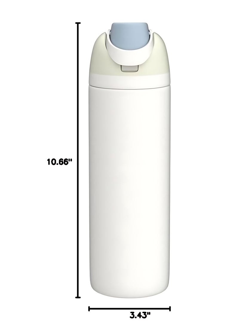 Owala Owala FreeSip Double Insulated Stainless Steel Sports Water Bottle | With Straw | BPA-Free | 1-Pack | 24 oz (Ice Breeze)  - Image 2