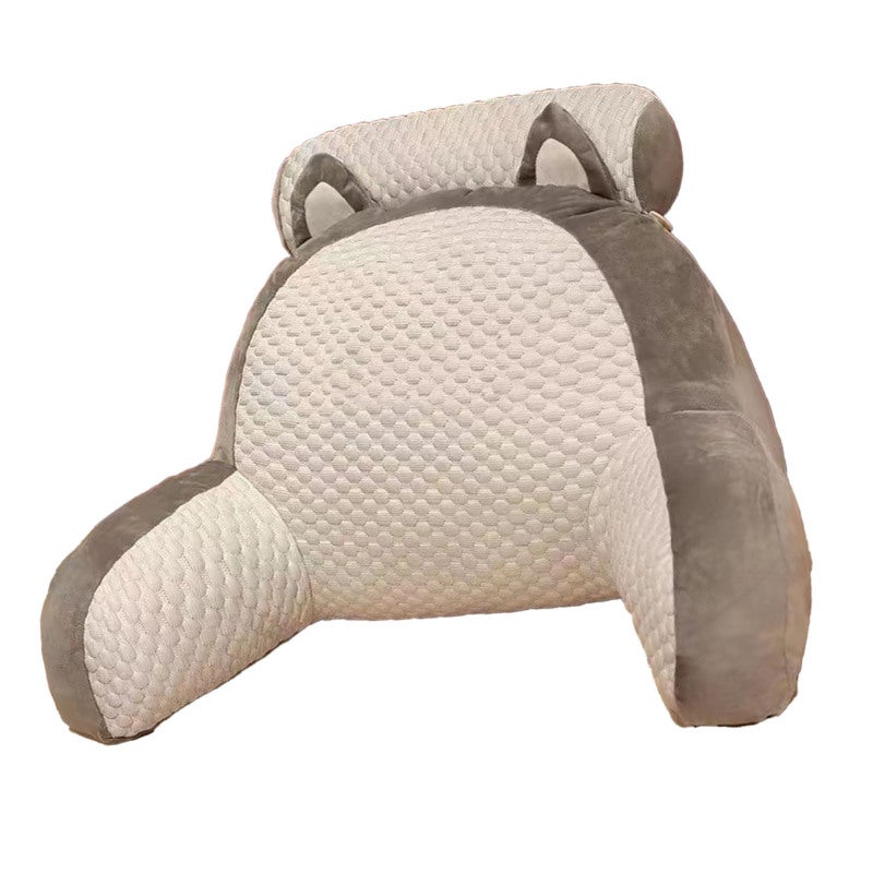 Bedside Cushion Lumbar Backrest Sofa Pillow Bed Cushion Pillow for Home Hotel Travelling Cat Shape - Image 4