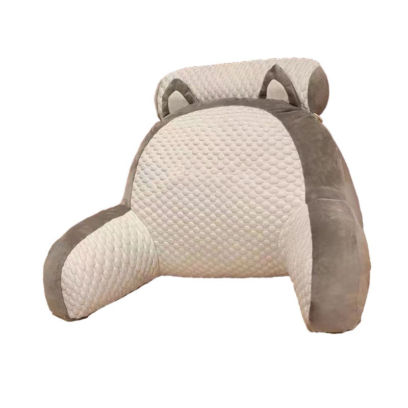 Bedside Cushion Lumbar Backrest Sofa Pillow Bed Cushion Pillow for Home Hotel Travelling Cat Shape - Image 3