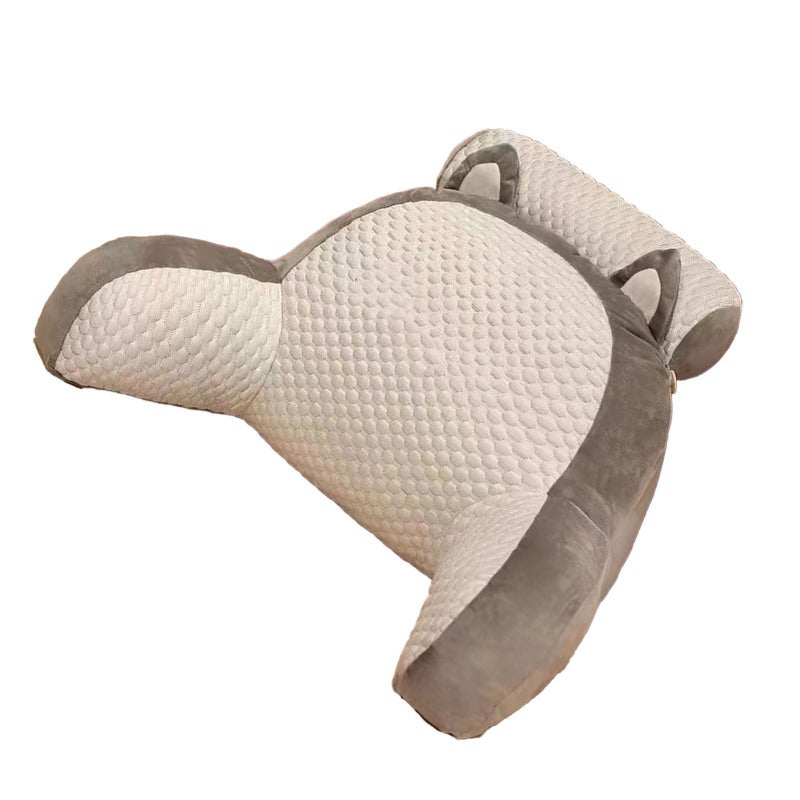 Bedside Cushion Lumbar Backrest Sofa Pillow Bed Cushion Pillow for Home Hotel Travelling Cat Shape - Image 5
