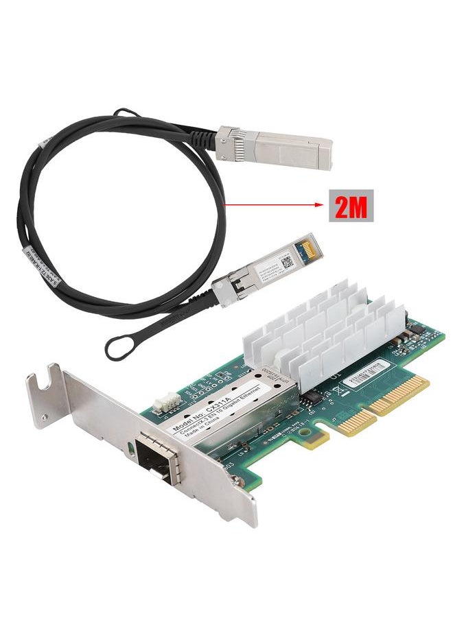 10G NIC RMDA/RoCE Network Card for Mellanox ConnectX-3 MCX311A-XCAT 1Card 2M