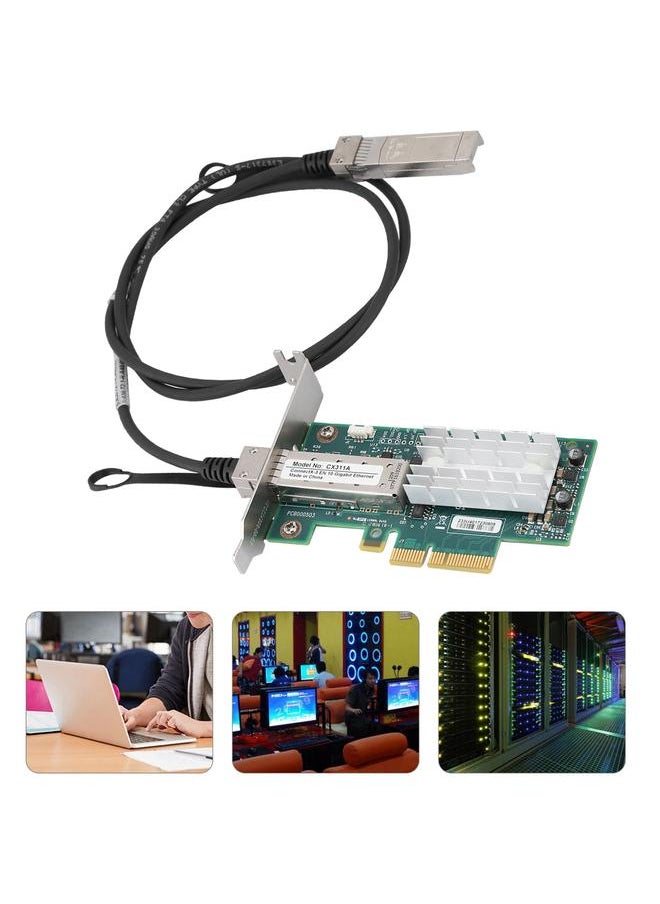 10G NIC RMDA/RoCE Network Card for Mellanox ConnectX-3 MCX311A-XCAT 1Card 2M