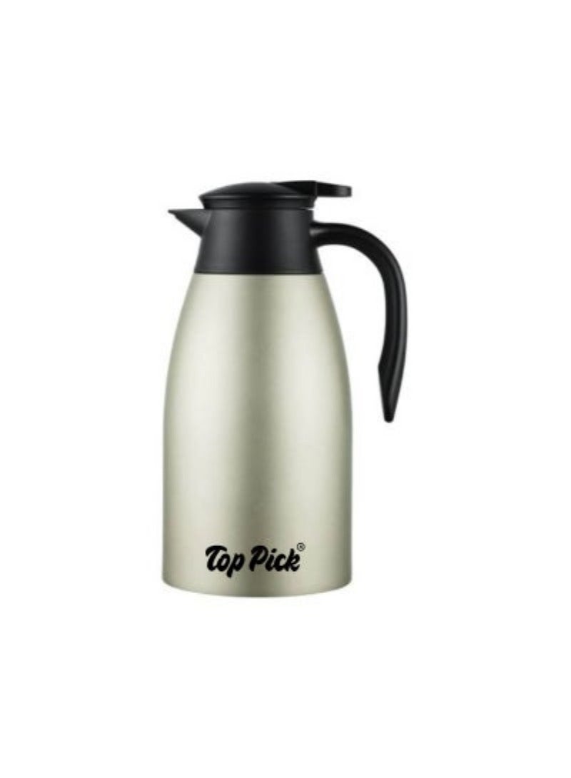Top Pick Vacuum Insulated Teapot Flask - Stainless Steel - 2 Litre - Flkt20L0Y11