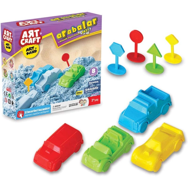 Dede - Cars Modeling Sand Colors 500 Gram - 3609 - Image 1