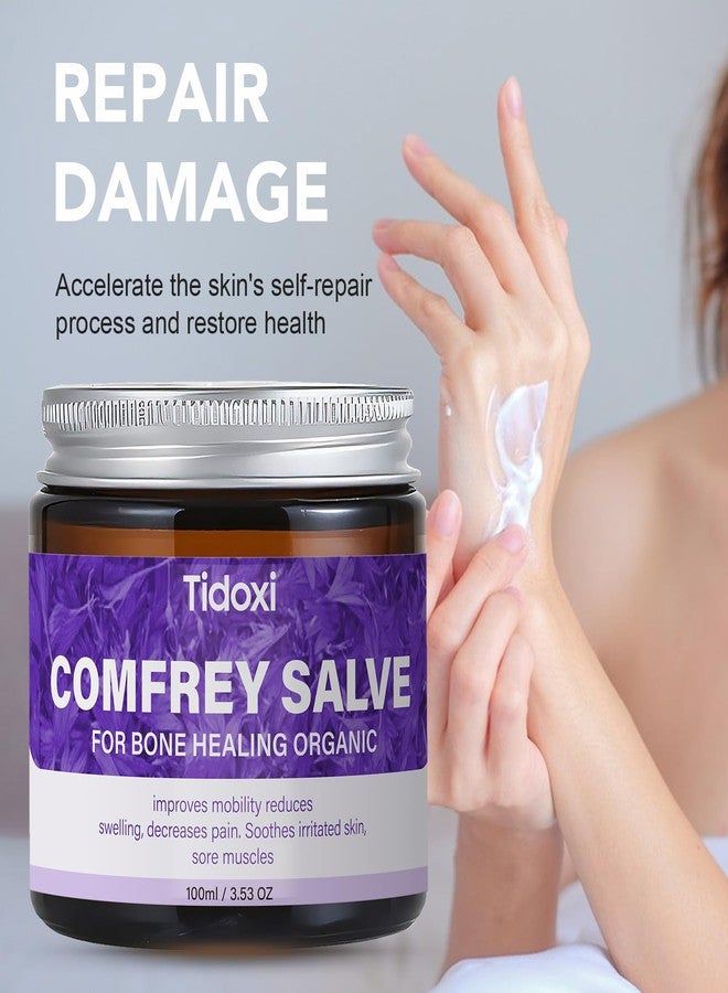 Tidoxi مرهم كومفري عضوي، مرهم عشبي بالكومفري، تركيبة عضوية، مرهم عشبي عضوي، مرهم عشبي بالكومفري 4 أونصة - فعالية فائقة - Image 2
