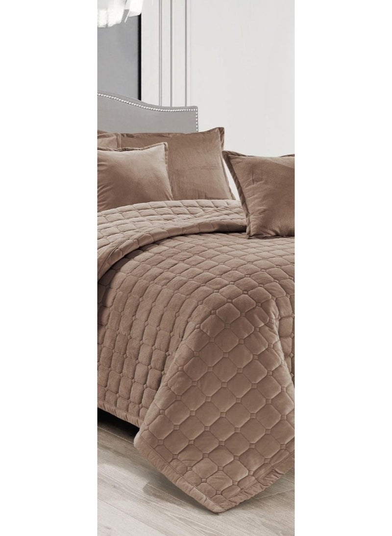 ريد روز مفرش سرير نفر مضغوط من المخمل الناعم - Image 3