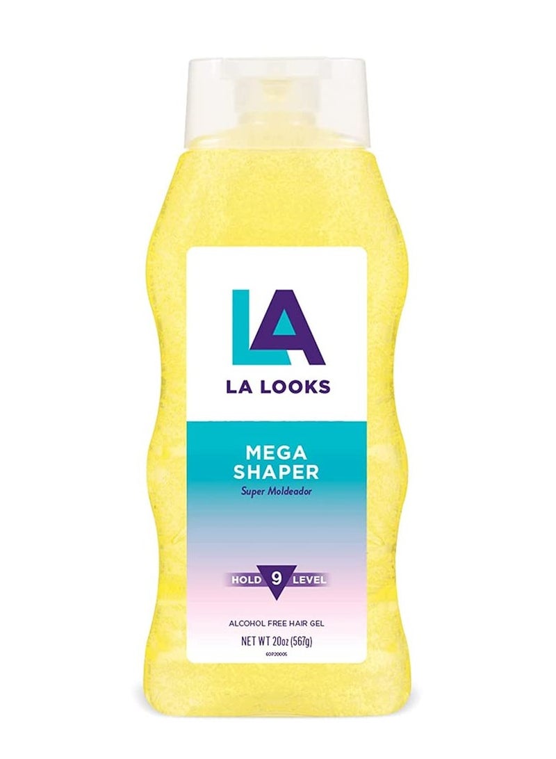 L.A. Looks Mega Shaper Hair Gel - Hold 9 Level - 20 Oz (567g) - Image 1