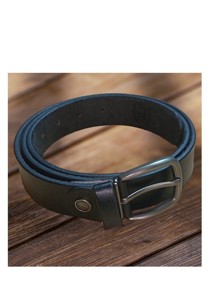 Generic - Men's Leather Belt  Elegant Design that Adds a Touch of Elegance to your Look - 140CM - Image 1