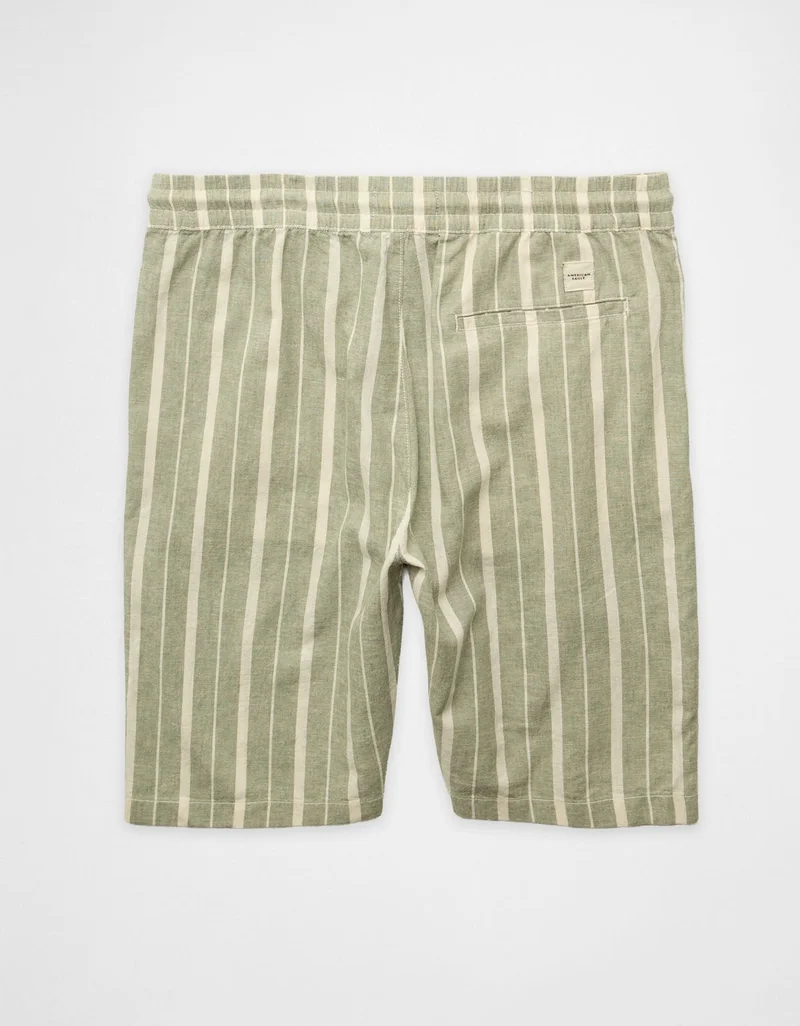 American Eagle  AE 10" Linen-Blend Trekker Short for Men | Best Price UAE