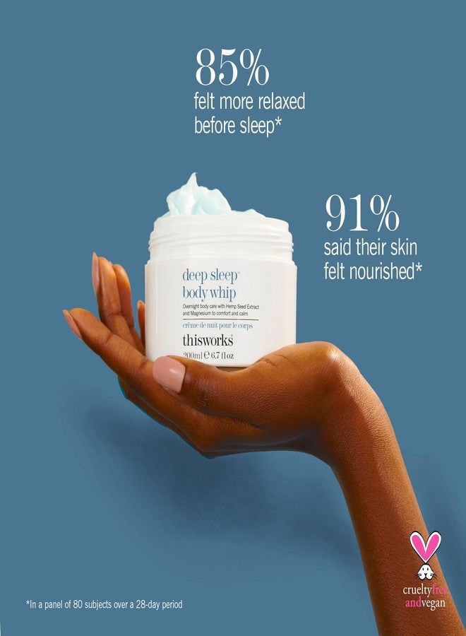 THISWORKS Deep Sleep Body Whip - Ultra-Rich Nighttime Body Moisturizer with Shea Butter, Magnesium & Essential Oils - Nourishes Skin & Promotes Restful Sleep - 200ml - Image 5