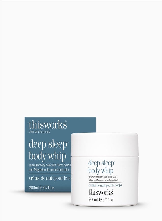 THISWORKS Deep Sleep Body Whip - Ultra-Rich Nighttime Body Moisturizer with Shea Butter, Magnesium & Essential Oils - Nourishes Skin & Promotes Restful Sleep - 200ml - Image 1