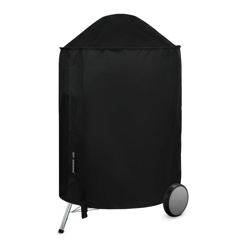 Suphomeware 26 Inch Grill Cover for Weber Kettle Charcoal, Waterproof and Heavy Duty BBQ Covers with Fade Resistant - Image 1