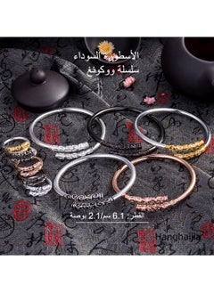 Hanghaijia Unisex Vintage Monkey King Wukong Gold band  style forever Bracelet  - Image 4