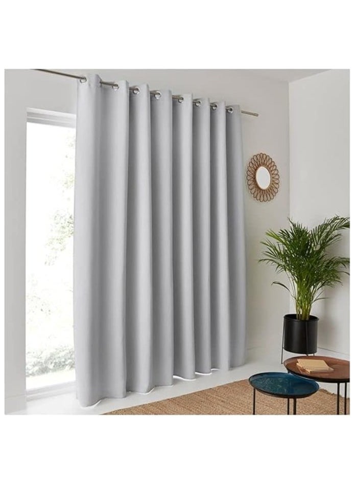 Intex Curtains House - Intex Curtains House Luxury Blackout Curtains-Steel Grommets-Thermal Insulated Fabric-For Room Darkness - 1 Panel - Image 1