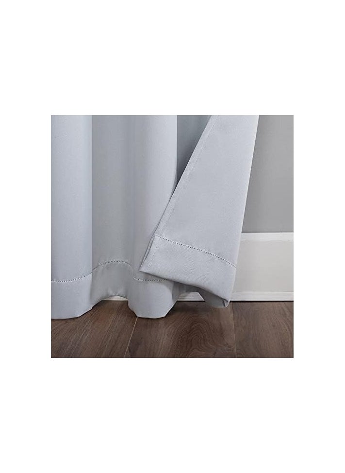 Intex Curtains House - Intex Curtains House Luxury Blackout Curtains-Steel Grommets-Thermal Insulated Fabric-For Room Darkness - 1 Panel - Image 1