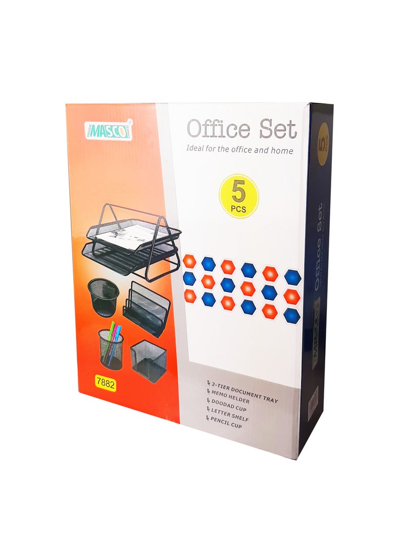 MASCO Pack of 5 Different Office Set, Ideal for the Office and Home - Image 2