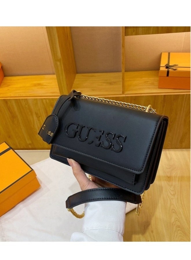 GUESS BY MARCIANO Fashionable and Simple Printed Cross-body Shoulder Bag 21.5*8*14cm - Image 1