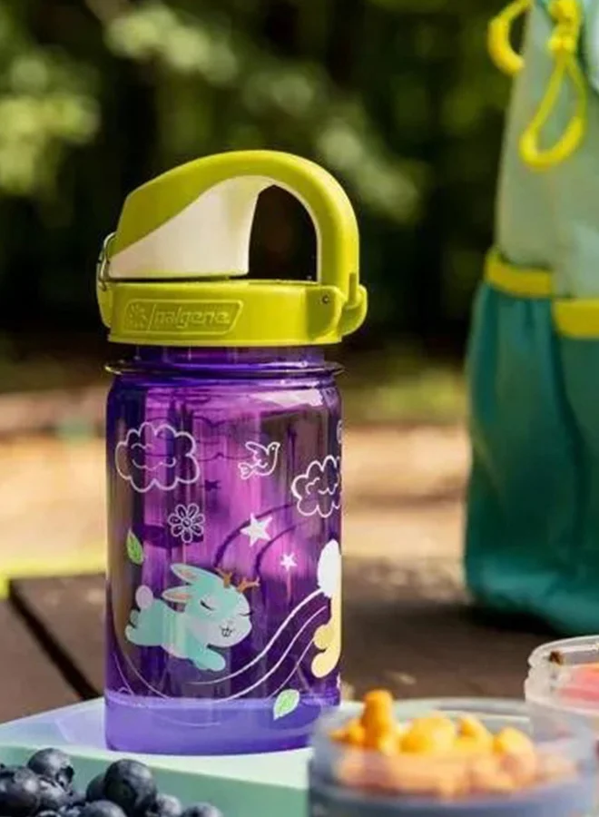 Nalgene Nalgene OTF Kids Water Bottle, Purple Jackalope Sustain