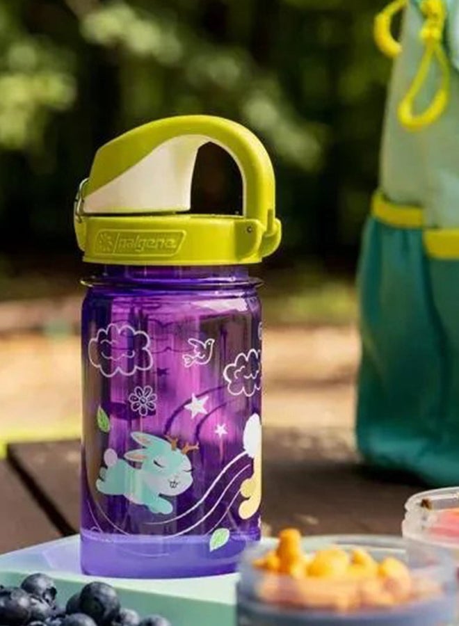 Nalgene OTF Kids Water Bottle, Purple Jackalope Sustain - Image 2