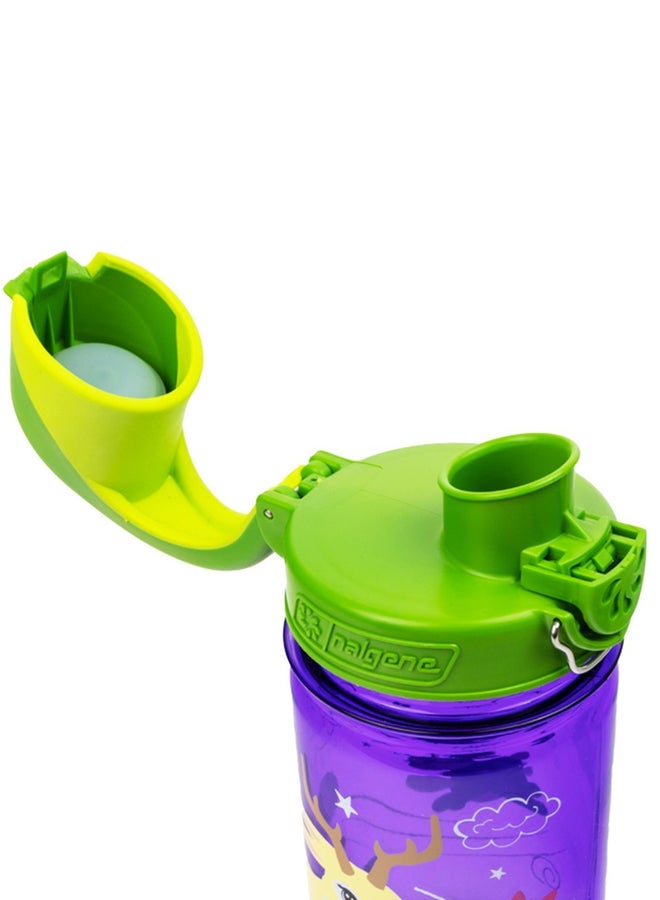 Nalgene OTF Kids Water Bottle, Purple Jackalope Sustain - Image 4
