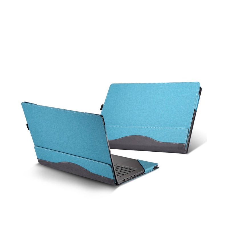 Laptop Cover for HP Envy x360 Laptop 15t 15zXXX 15ed15er15ep15fe15ew15fh15tes100 All Inclusive Drop Case 156 PU Leather Inside Pocket Cover 156inch Sky Blue