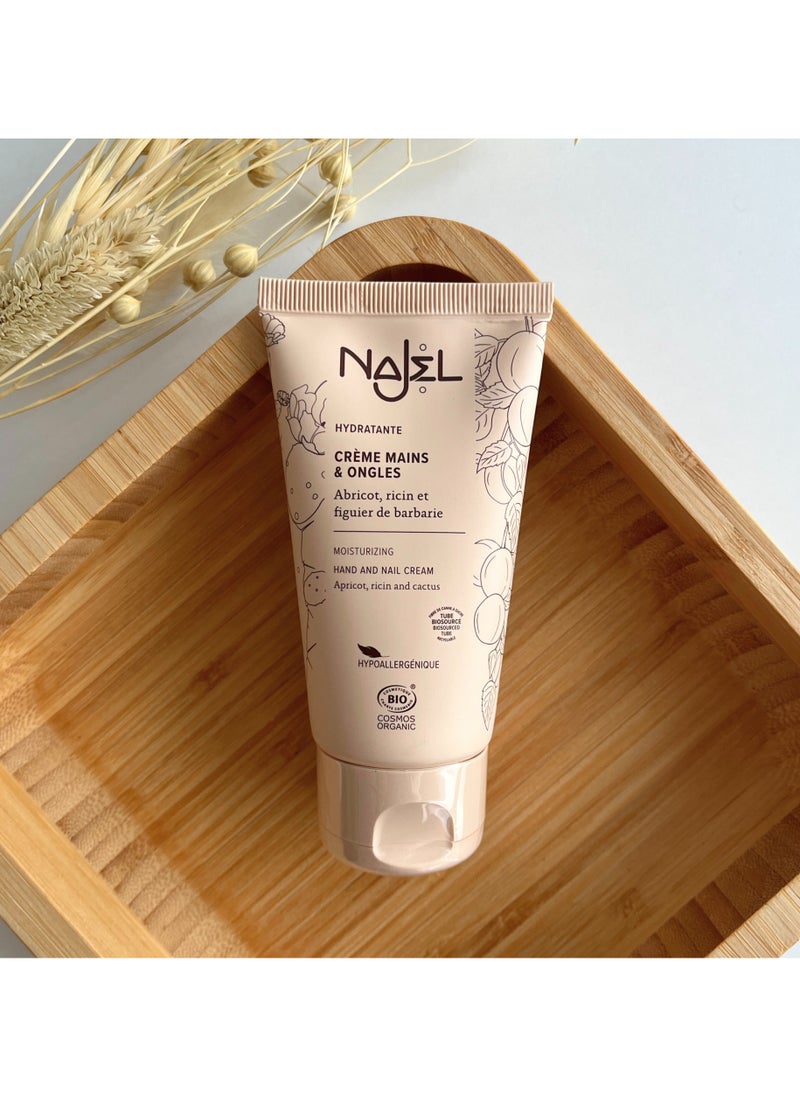 Organic Moisturizing Hand Cream Apricot & Cactus Oil