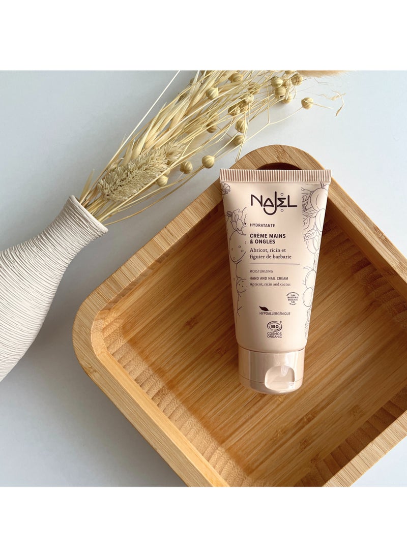 Organic Moisturizing Hand Cream Apricot & Cactus Oil