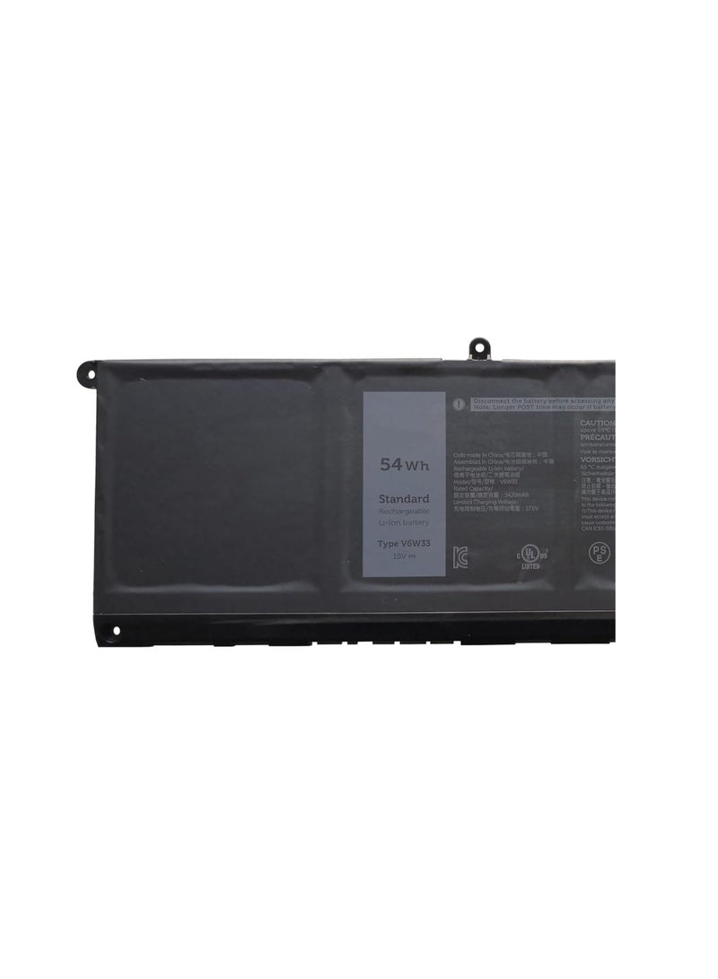 Terabyte استبدال بطارية اللابتوب V6W33 0WV3K8 0VKYJX 0MVK11 0XDY9K G91J0 0PG8YJ 0927N5 0FH3K2 لجهاز Dell Latitude 3320 3420 3520 Inspiron 5410 5418 3510 3511 3515 5515 Vostro 5510 5515 Series (15V 54Wh) - Image 2