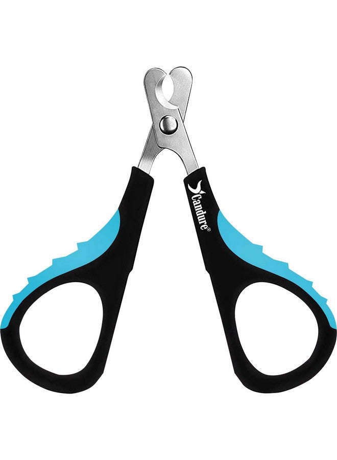 Candure Candure Cat Nail Clipper Stainless Steel Cat Claw Trimmers for Rabbits, Guinea Pigs, Birds, Puppies, Kittens and Small Animals Pet Nail Clipper for Professional and Home Use (Blue)  - Image 1