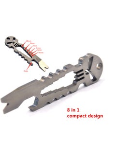 BANG TI Titanium Punisher Bottle Opener Pocket Pry Bar Multi Key Chain Tool  - Image 3