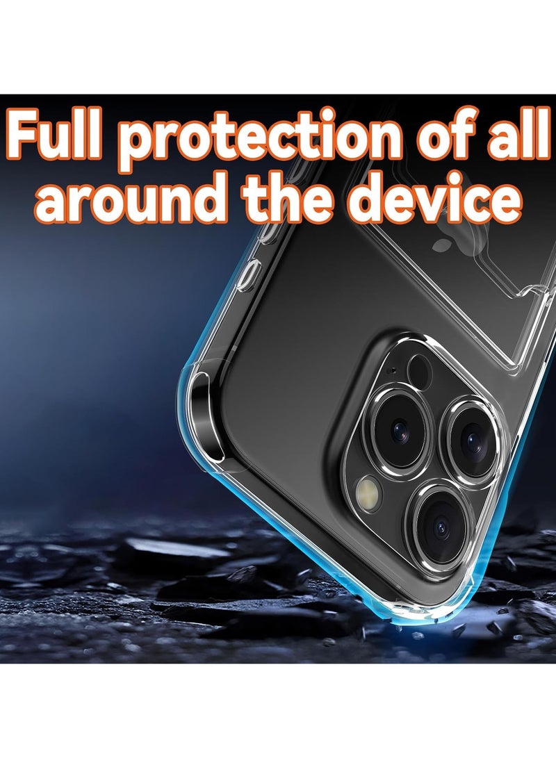 Wallet Phone Case Slim Fit Card Slot Transparent Case Protective Soft Shockproof Case with Card Holder For Iphone 11 Pro  - Image 5