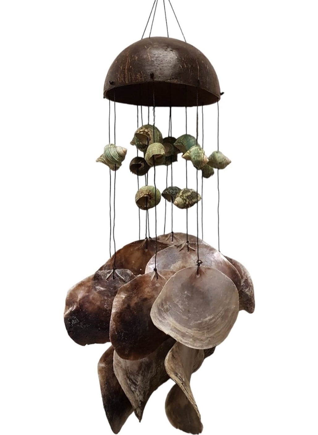 Hediye Sandalı Gift Boat Coconut Palaguna Wind Chime Large Size 