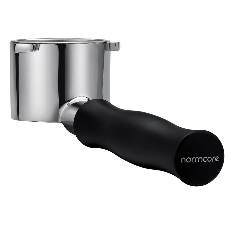 Normcore 51mm Bottomless Portafilter Fits DeLonghi La Specialista 9 Series EC9155933593559665 Espresso Machines 2325g Filter Basket Included Black Anodized Aluminum Handle