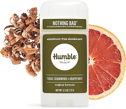 HUMBLE SIMPLE AND TRUE. Humble All Natural Deodorant Aluminum And Paraben Free Cruelty Free Men And Women Deodorant Texas Cedarwood and Grapefruit 1Pack - Image 5