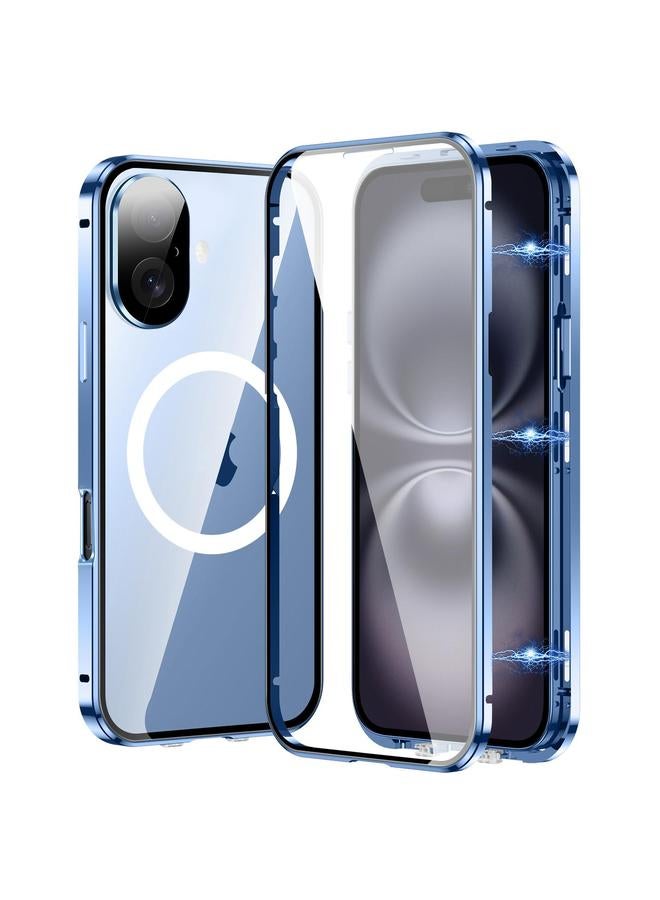 erorex Case For iPhone 16 360 Full Body Magnetic Frosted MagSafe Phone Case - Image 1