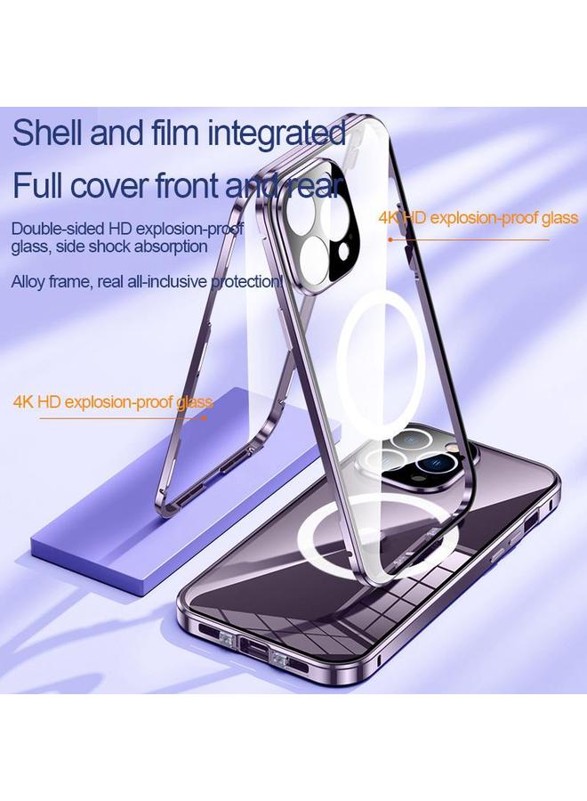 erorex Case For iPhone 16 360 Full Body Magnetic Frosted MagSafe Phone Case - Image 4