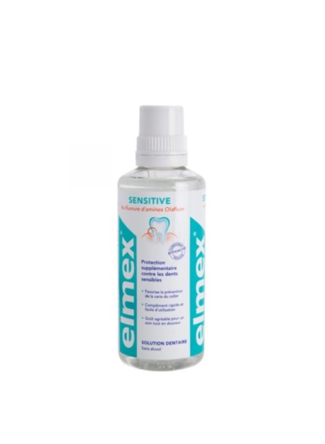 Elmex Sensitive Mouthwash 400ml - Image 1
