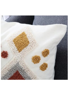 XiuWoo New Design Boho Style Tufted Geometric Pattern Cushion Cover With Tassels Home Decor Super Soft Woven Tufted Pillow Cases 45*45cm  - Image 4