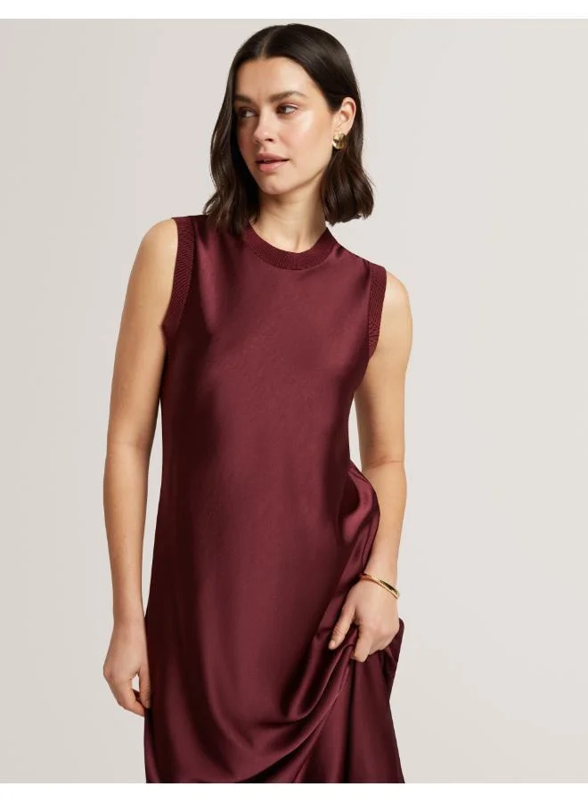 Ted Baker  Knitted Back Detailed Sleeveless Maxi Dress for Women | Best Price UAE