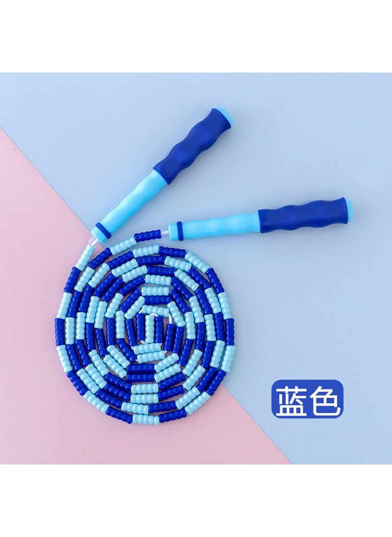 Colorful Bamboo Segment Jump Rope Adjustable for FitnessLong bamboo rope skipping Blue * 2.8m [soft bead storage bag]] Long bamboo rope skipping Blue * 2.8m [soft bead storage bag]] - pzsku/Z03790376A86501C51D07Z/45/_/1727185626/4b0cfa1d-6ad3-4089-9afa-4dd6f7d3bf99