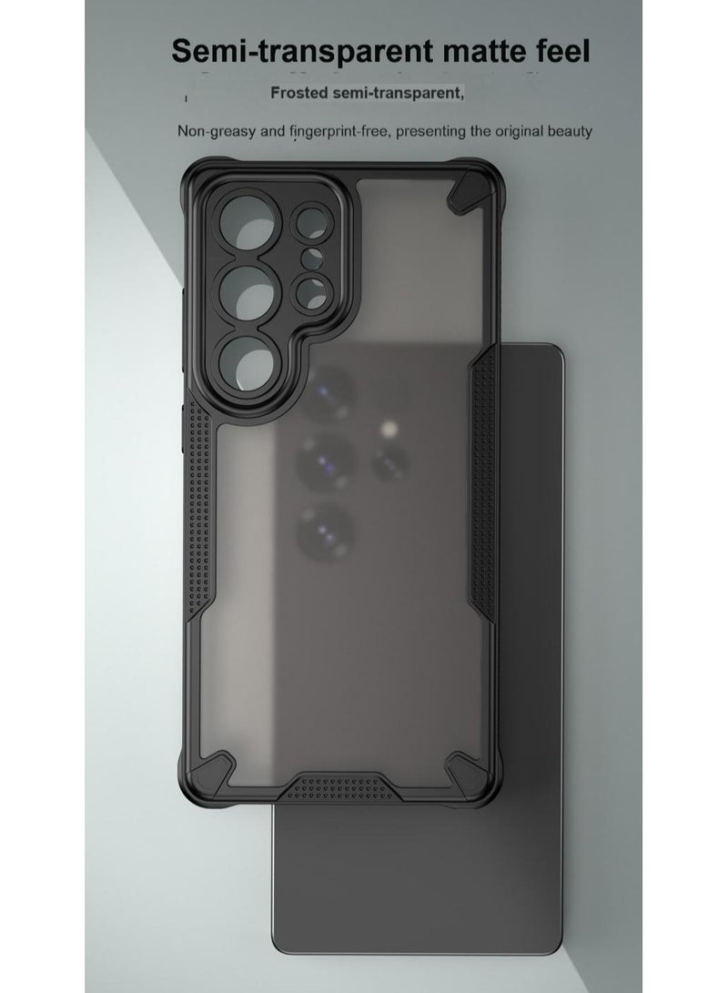 Waterproof Matte Shockproof Case Compatible with Samsung Galaxy S24 Ultra | Full Body Protective Cover by FanJia | TPU Bumper | Camera Lens Protection | Anti-Fingerprint | Washable & Durable - Image 4