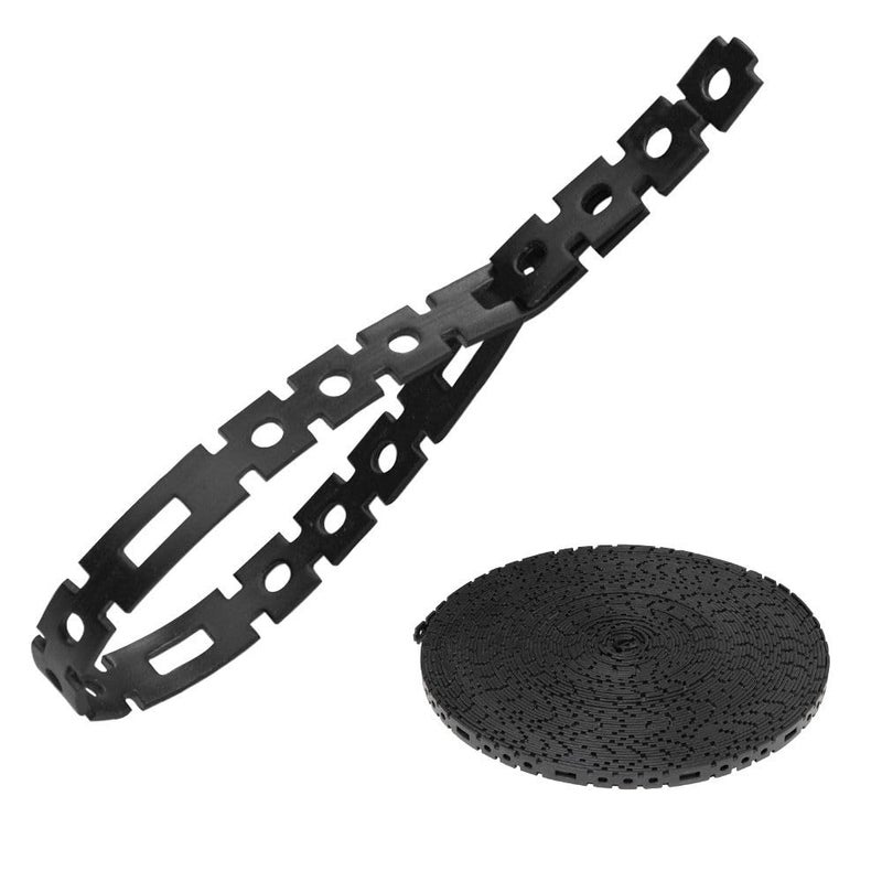 Klein Tools 450700 Stretch Cable Tie Roll Made in USA Cable Management for Cord and Wire with Dispenser Box Nylon Strap Mountable 75Foot