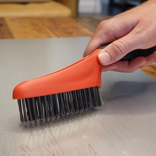 Red Devil 4162 Soft Grip Stainless Steel Wire Brush, 10", Steel - Image 5