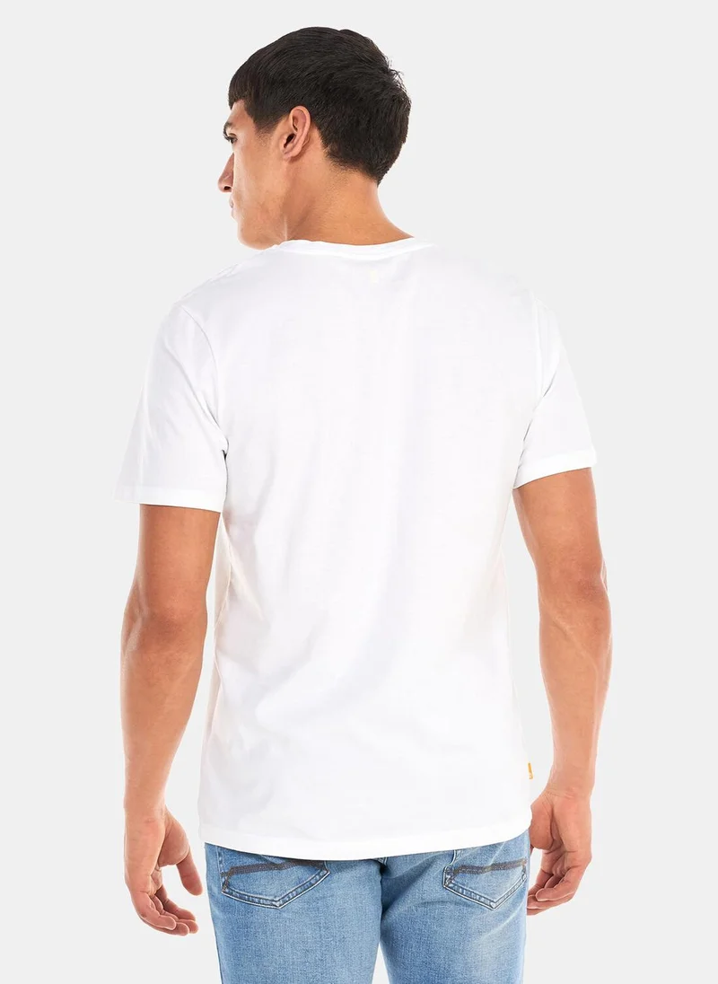 Timberland Men's Tree Logo Seasonal Camo T-Shirt