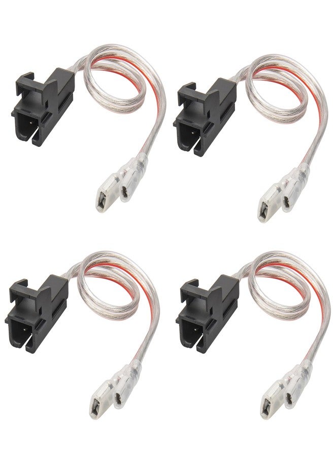 RED WOLF Door Speaker Wiring Harness Replacement for Chevy GMC Silverado Sierra 1995-2009, Buick 1995-2006, Cadillac 1988-1999 Install Aftermarket Audio Speaker Wire Cable 4 PCS - Image 1